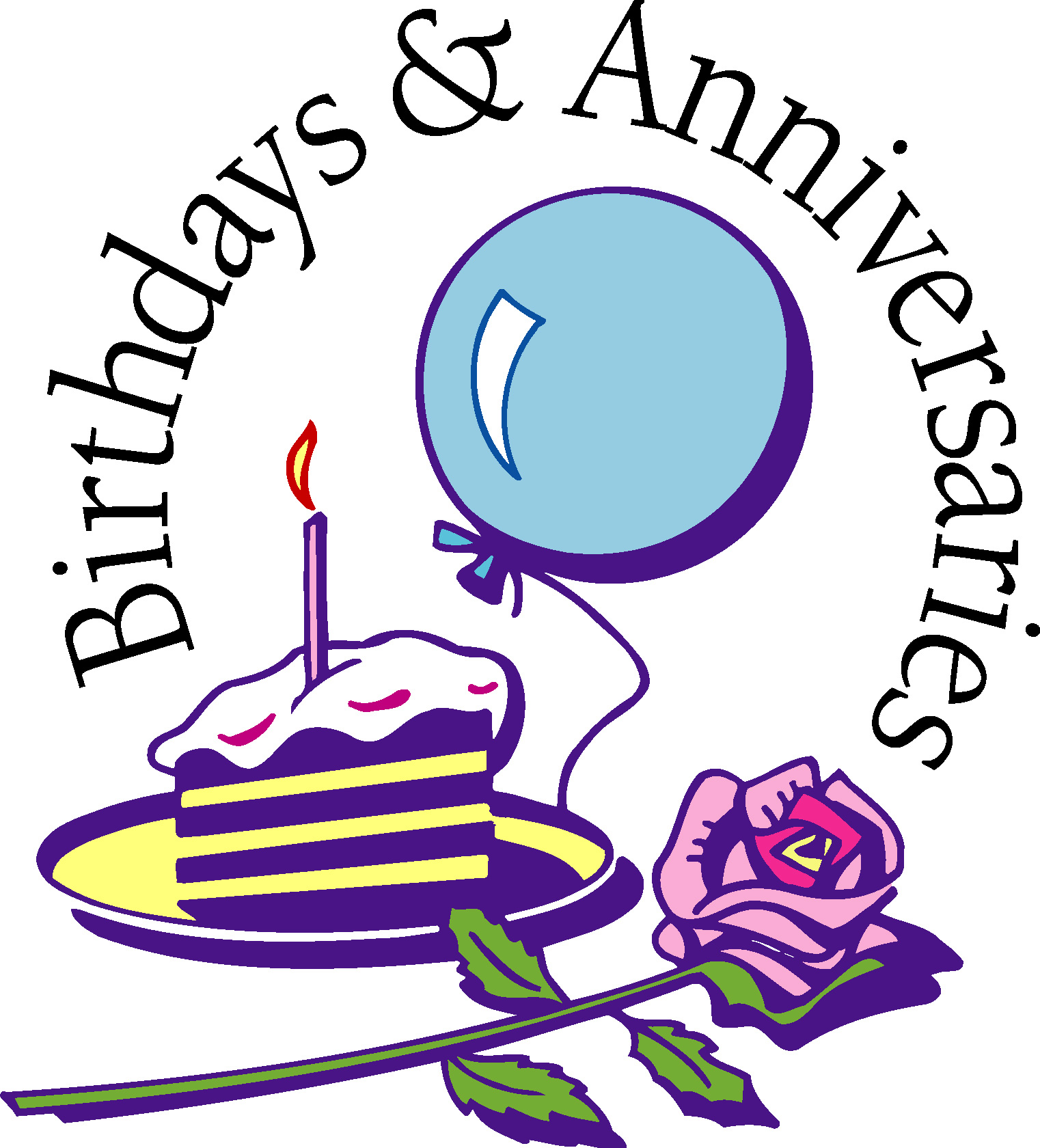 free birthday and anniversary clip art - photo #1