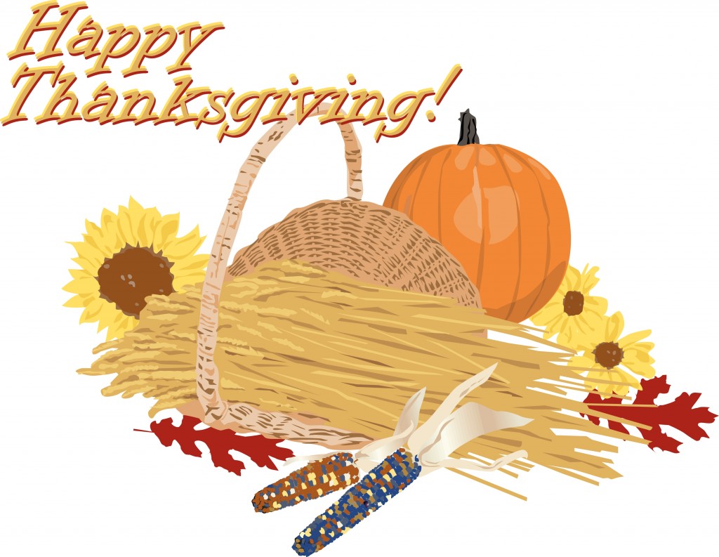 Fall Harvest with Happy Thanksgiving