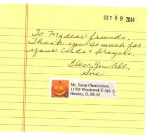 2014-10-09 Sue Choromokos