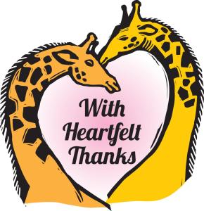 giraffe thank you