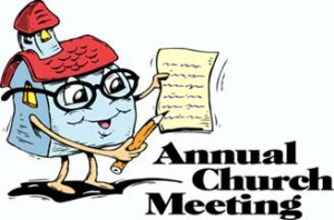 annual church meeting reminder